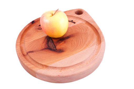 Rundes Servierbrett aus Platane-257